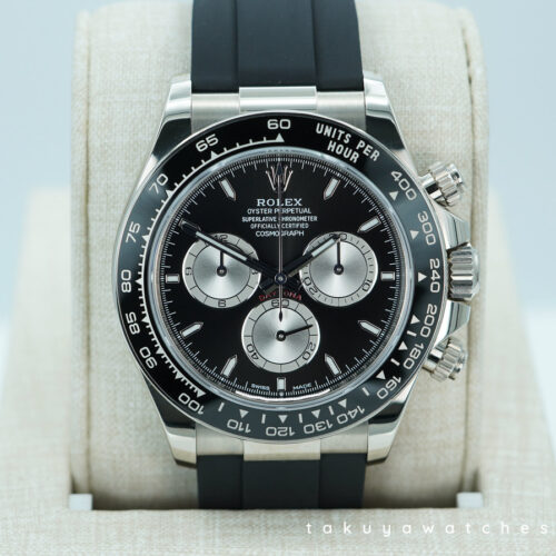 Rolex 126519LN DAYTONA 18K WHITE GOLD BABY LEMANS OYSTERFLEX 2024 WARRANTY FULL SET