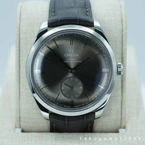 Omega DE VILLE TRESOR MASTER CHRONOMETER SMALL SECONDS GREY DIAL 2022 WARRANTY FULL SET