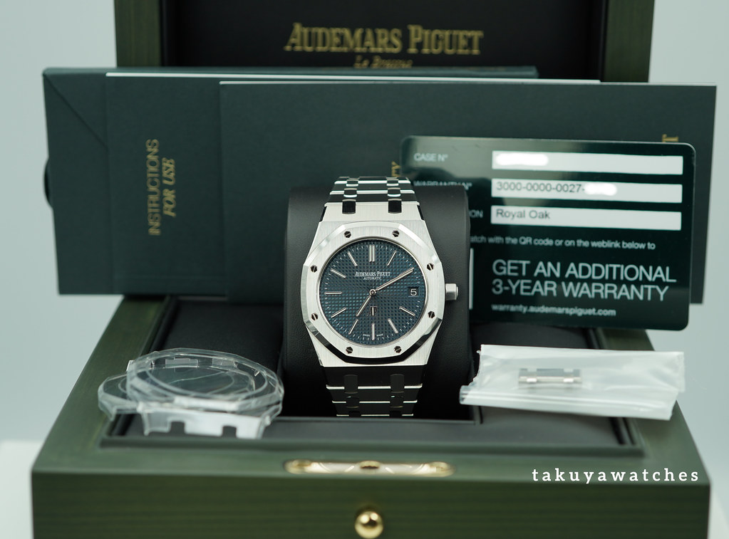 Audemars PIGUET ROYAL OAK JUMBO ULTRA THIN 15202ST BLUE DIAL 2022