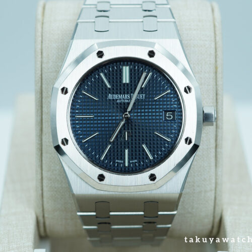 Audemars PIGUET ROYAL OAK JUMBO ULTRA THIN 15202ST BLUE DIAL 2022 WARRANTY FULL SET