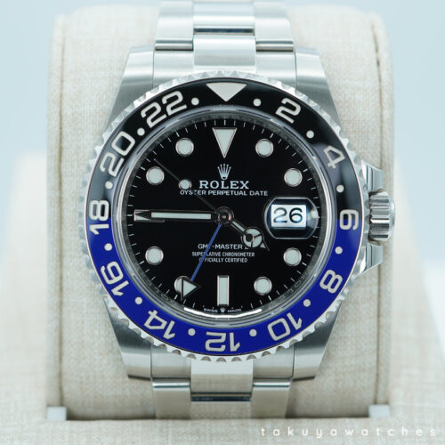 Rolex 126710BLNR GMT MASTER 2 BLACK BLUE BEZEL OYSTER BAND 2021 WARRANTY FULL SET