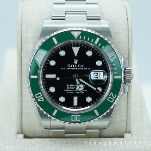 Rolex 126610LV SUBMARINER 41 GREEN MARK 1 BEZEL 2021 WARRANTY FULL SET