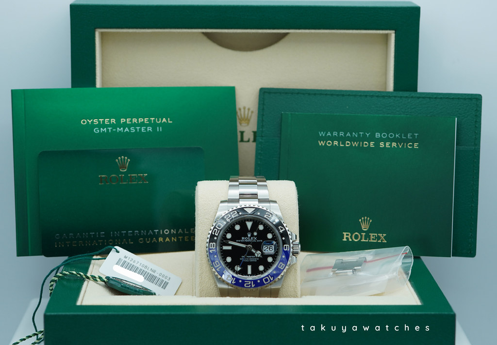 Rolex 126710BLNR GMT MASTER 2 BLACK BLUE BEZEL OYSTER BAND 2021