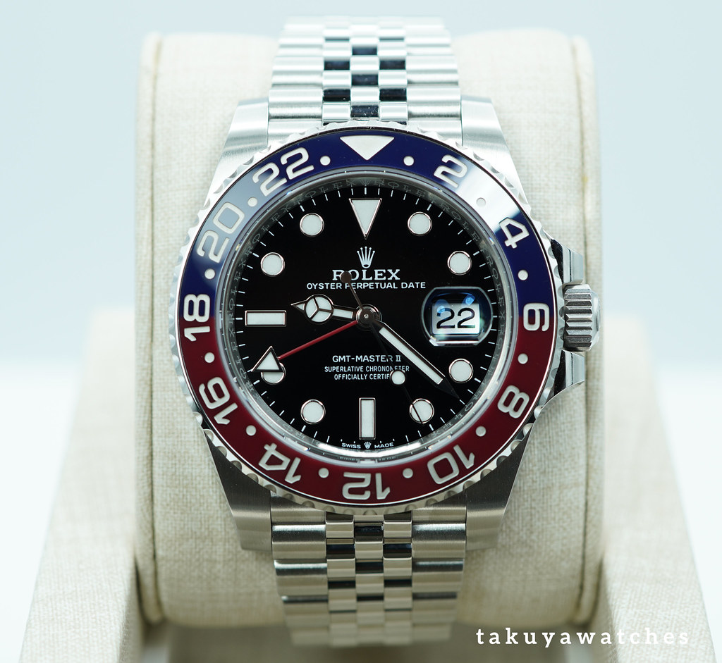 Rolex 126710BLRO GMT MASTER 2 RED BLUE PEPSI JUBILEE BAND 2024