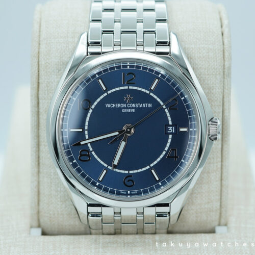 Vacheron CONSTANTIN FIFTYSIX STAINLESS STEEL BRACELET BLUE DIAL 2025 WARRANTY FULL SET