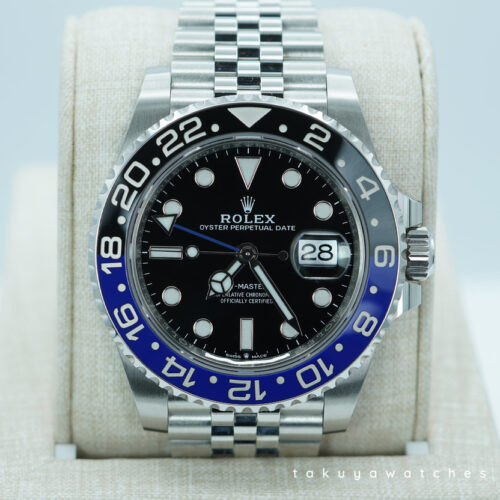 Rolex 126710BLNR GMT MASTER 2 BLACK BLUE BEZEL JUBILEE BAND 2023 WARRANTY FULL SET