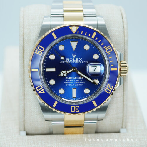 Rolex 126613LB SUBMARINER BLUESY 18K YELLOW GOLD STEEL BLUE DIAL 2024 WARRANTY FULL SET