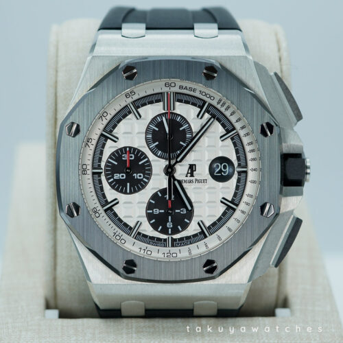 Audemars PIGUET ROYAL OAK OFFSHORE CHRONO STEEL 26400SO PANDA DIAL AP SERVICED FULL SET