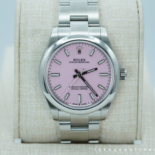 Rolex 277200 OYSTER PERPETUAL CANDY PINK DIAL 31MM 2022 WARRANTY FULL SET