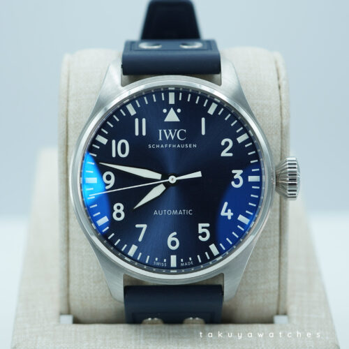 Iwc BIG PILOT 43MM BLUE DIAL IW329303 2022 WARRANTY EXTRA STRAPS FULL SET