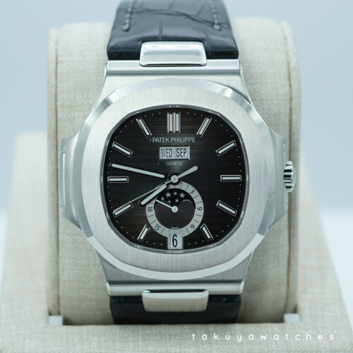 NEW Patek PHILIPPE 5726A NAUTILUS ANNUAL CALENDAR GREY DIAL 2021 FULL SET