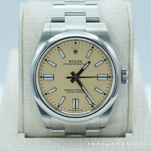 BRAND NEW Rolex 134300 OYSTER PERPETUAL 41 BEIGE DIAL 2025 NEW MODEL FULL SET