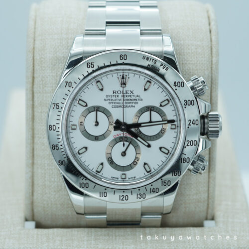Rolex 116520 DAYTONA STAINLESS STEEL WHITE DIAL 2012 BOX PAPERS