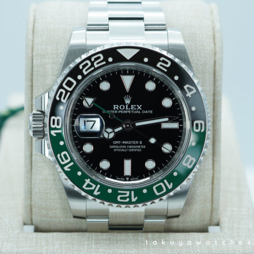 BRAND NEW  Rolex 126720VTNR GMT MASTER 2 SPRITE GREEN BLACK BEZEL OYSTER 2025 FULL SET
