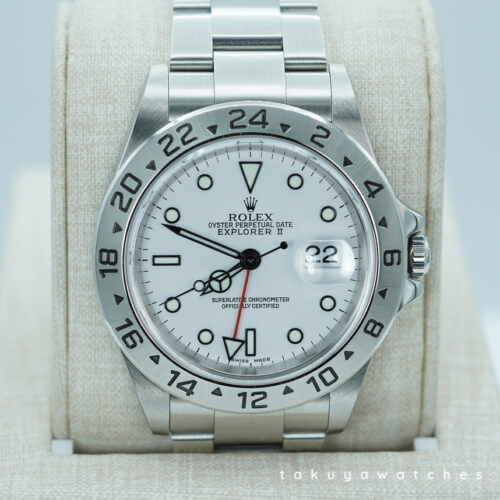 Rolex 16570 EXPLORER 2 STAINLESS STEEL 40MM POLAR DIAL CPO 2025 BOX PAPER