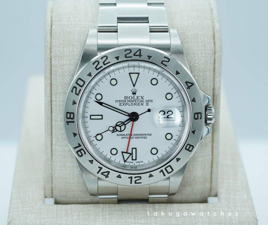 Rolex 16570 EXPLORER 2 STAINLESS STEEL 40MM POLAR DIAL CPO 2025