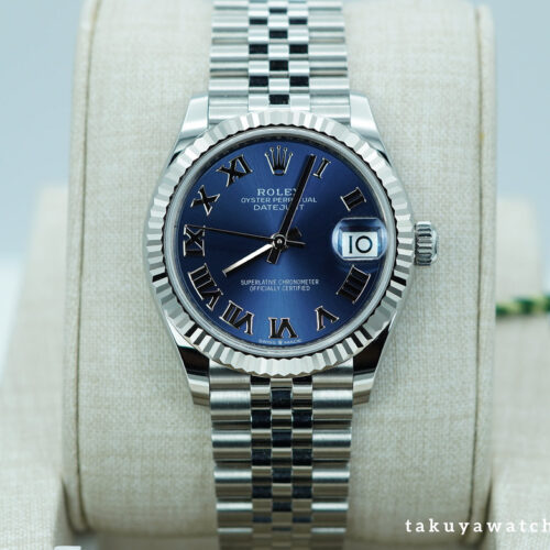 NEW Rolex 278274 DATEJUST 31 FLUTED BEZEL BLUE DIAL JUBILEE BAND 2024 FULL SET