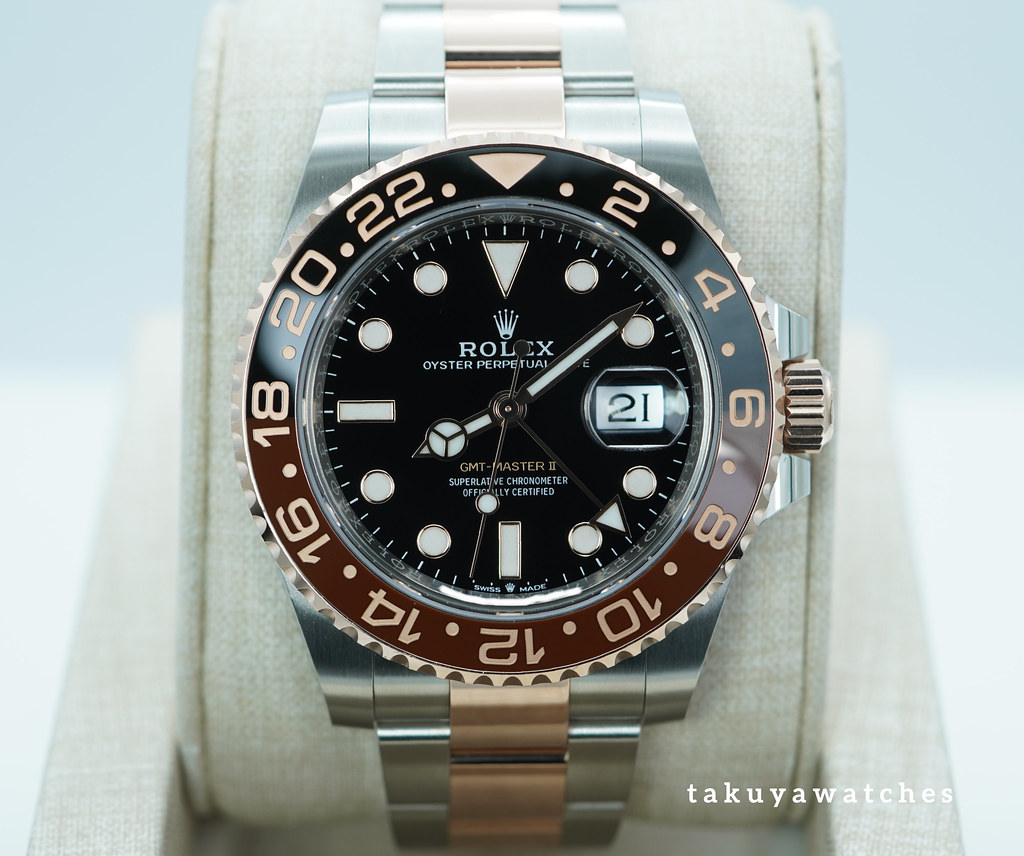 Rolex 126711CHNR GMT MASTER 2 ROOTBEER ROSE GOLD STEEL 2025