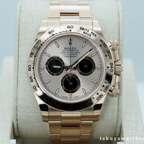 Rolex 126505 DAYTONA 18K ROSE GOLD SUNDUST DIAL NEW MODEL 2024 WARRANTY FULL SET