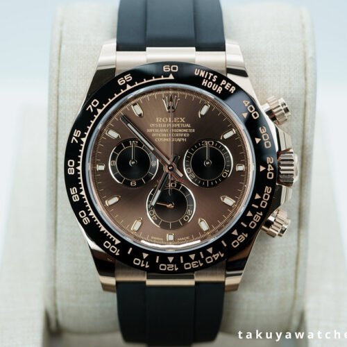 Rolex 116515LN DAYTONA 18K ROSE GOLD CHOCOLATE DIAL OYSTERFLEX 2023 WARRANTY FULL SET