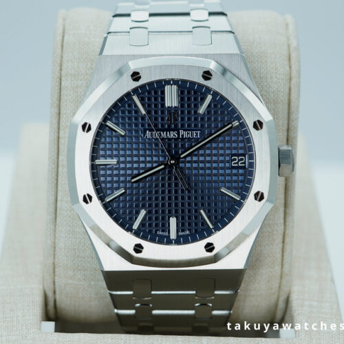 Audemars PIGUET ROYAL OAK 15500ST STAINLESS STEEL BLUE DIAL 2021 FULL SET