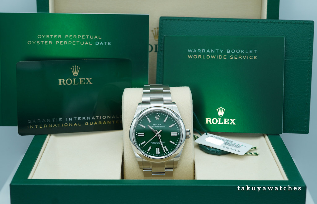 BRAND NEW Rolex 134300 OYSTER PERPETUAL 41 GREEN DIAL 2026 MODEL