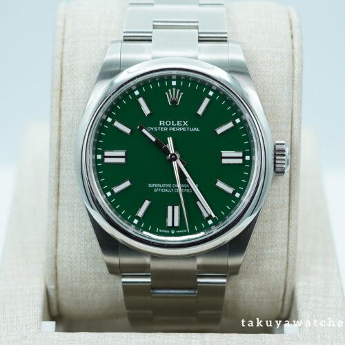 BRAND NEW Rolex 134300 OYSTER PERPETUAL 41 GREEN DIAL 2026 MODEL FULL SET