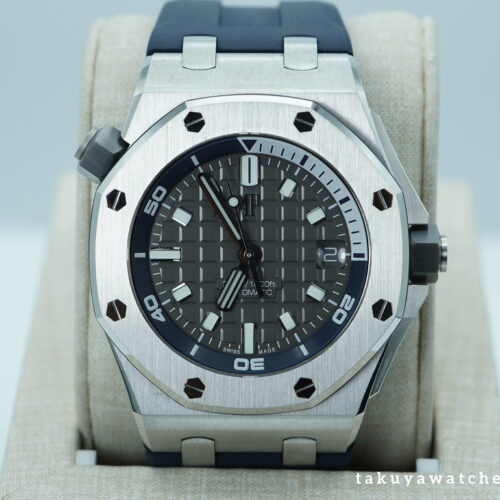 Audemars PIGUET ROYAL OAK OFFSHORE DIVER 15720ST GREY DIAL 2023 WARRANTY FULL SET