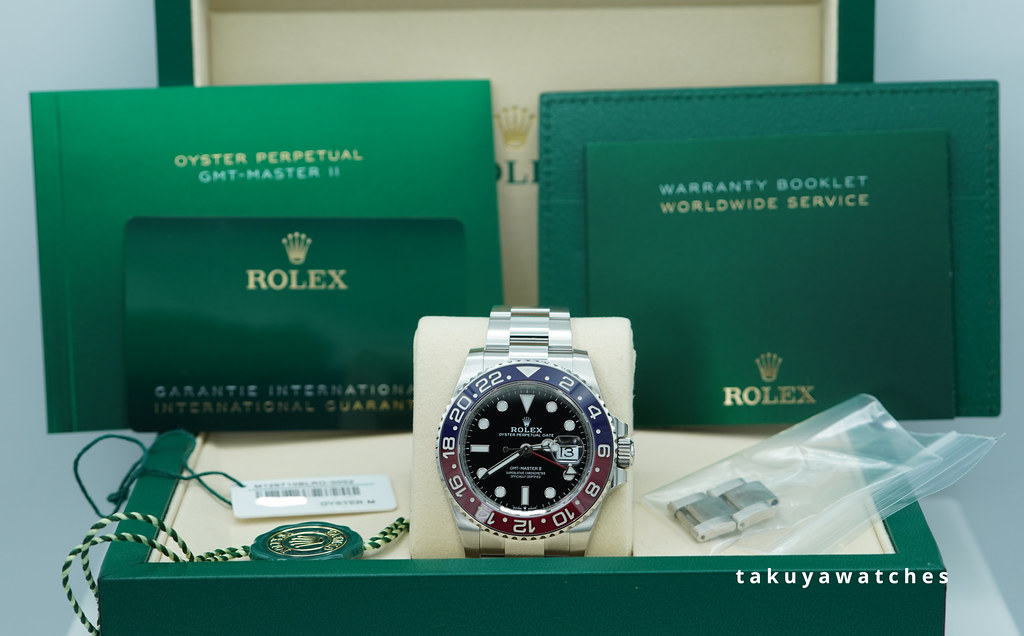 Rolex 126710BLRO PEPSI GMT MASTER II RED BLUE BEZEL 2026 WARRANTY