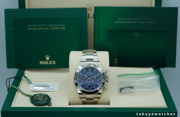 Rolex 126509 DAYTONA 18K WHITE GOLD BLUE DIAL NEW MODEL 2025