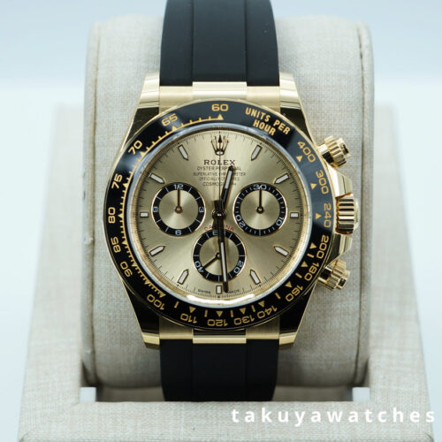 Rolex 126518LN DAYTONA YELLOW GOLD CHAMPAGNE OYSTERFLEX NEW MODEL 2025 WARRANTY FULL SET