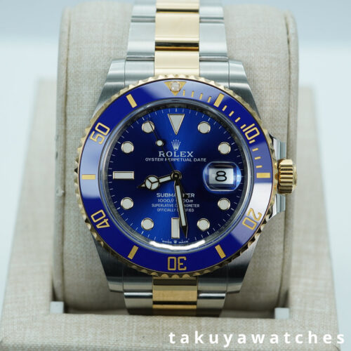 Rolex 126613LB SUBMARINER BLUESY 18K YELLOW GOLD STEEL BLUE DIAL 2024 WARRANTY FULL SET