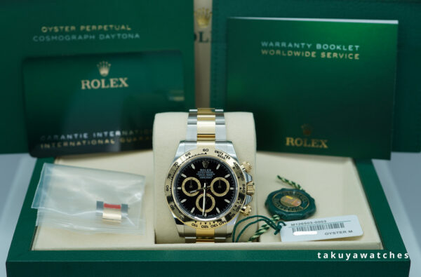 BRAND NEW Rolex 126503 DAYTONA TWO TONE GOLD STEEL BLACK DIAL NEW