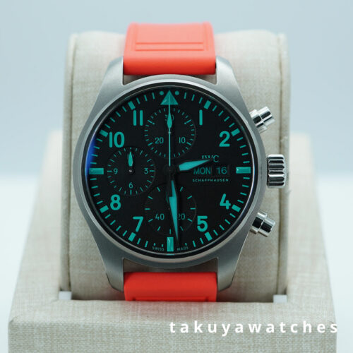 Iwc IW388114 PILOT WATCH CHRONOGRAPH MIAMI EDITION MERCEDES AMG PETRONAS F1 TITANIUM FULL SET