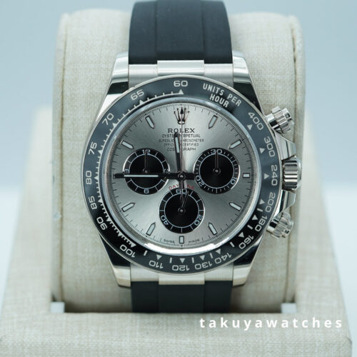 Rolex 126519LN DAYTONA GHOST 18K WHITE GOLD STEEL DIAL NEW MODEL 2024 WARRANTY FULL SET