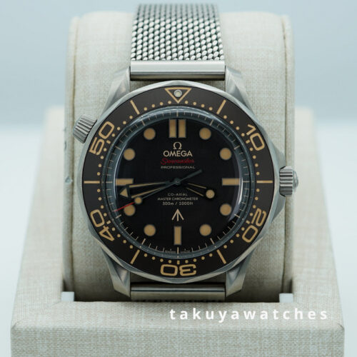 Omega SEAMASTER DIVER 300M 007 JAMES BOND NTTD TITANIUM BRACELET 2025 FULL SET