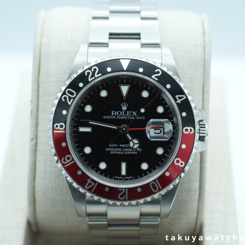 Rolex 16710A GMT MASTER II COKE BLACK RED BEZEL M SERIAL 2007 BOXES PAPERS