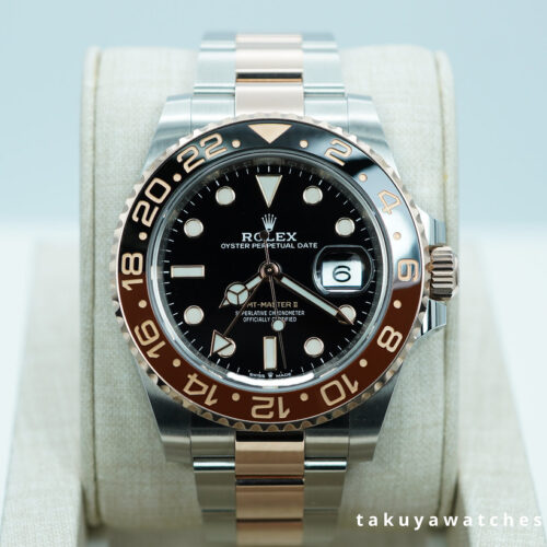 Rolex 126711CHNR GMT MASTER 2 ROOTBEER ROSE GOLD STEEL 2021 FULL SET