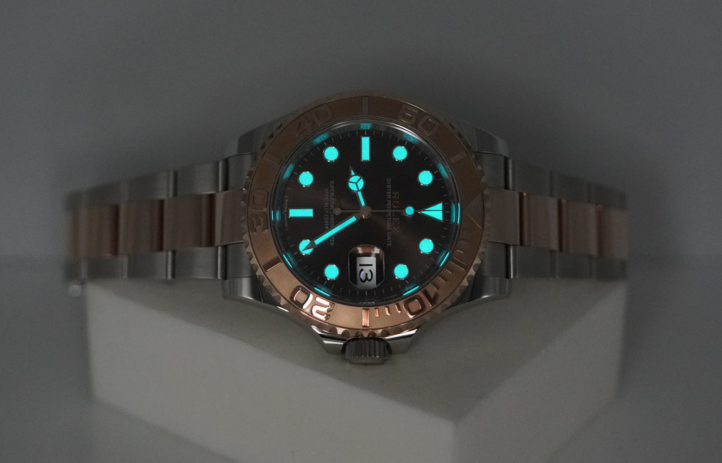 Rolex 116621 YACHTMASTER 18K ROSE GOLD STEEL CHOCOLATE DIAL FULL