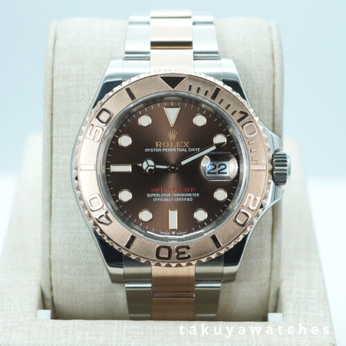 Rolex 126621 YACHTMASTER 18K ROSE GOLD STEEL CHOCOLATE DIAL 40MM 2025 WARRANTY FULL SET