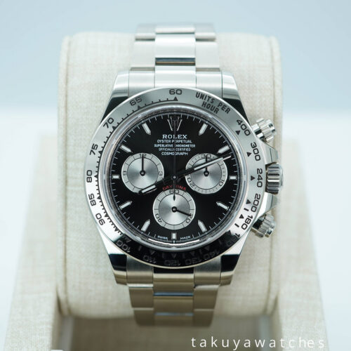 Rolex 126509 DAYTONA 18K WHITE GOLD BRIGHT BLACK DIAL NEW MODEL 2023 FULL SET