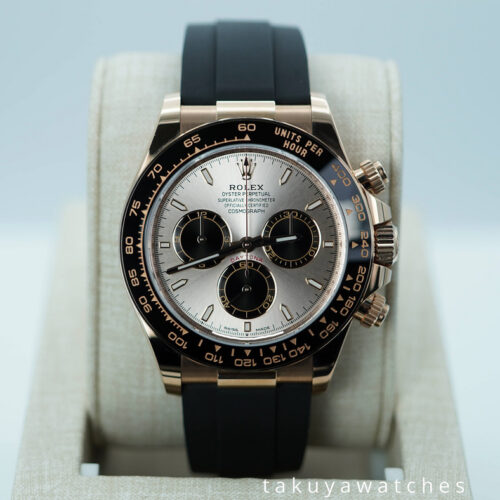 Rolex 126515LN DAYTONA 18K ROSE GOLD OYSTERFLEX SUNDUST DIAL 2024 FULL SET