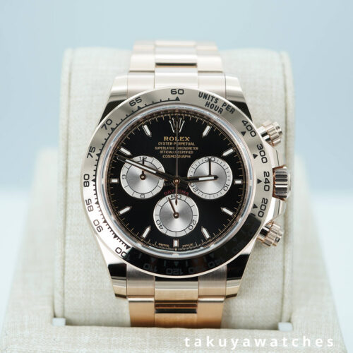 Rolex 126505 DAYTONA 18K ROSE GOLD BLACK DIAL NEW MODEL 2024 FULL SET