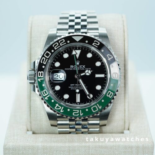 Rolex 126720VTNR GMT MASTER 2 LEFTY BLACK GREEN SPRITE JUBILEE BAND 2022 FULL SET