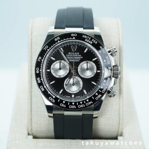 Rolex 126519LN DAYTONA WHITE GOLD BABY LEMANS OYSTERFLEX 2023 WARRANTY FULL SET