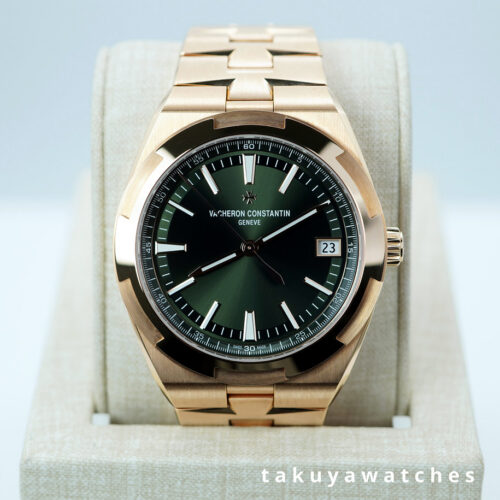 Vacheron CONSTANTIN OVERSEAS 4520V 18K ROSE GOLD GREEN DIAL 2024 NEW MODEL FULL SET