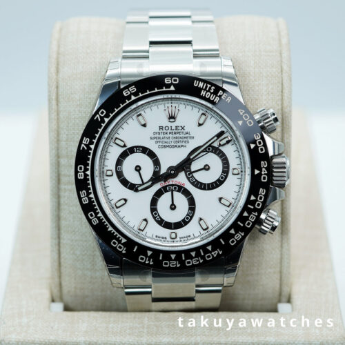 NEW Rolex 116500LN COSMOGRAPH DAYTONA STEEL WHITE PANDA DIAL 2021 STICKERS FULL SET