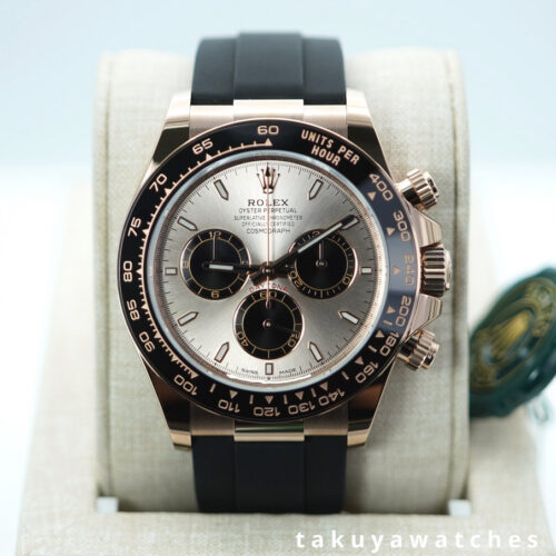 NEW Rolex 126515LN DAYTONA 18K ROSE GOLD OYSTERFLEX SUNDUST DIAL 2025 FULL SET