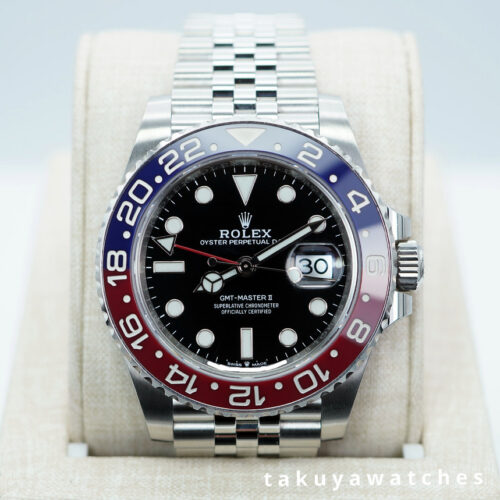 Rolex 126710BLRO GMT MASTER 2 RED BLUE PEPSI JUBILEE BAND 2020 FULL SET