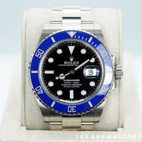 Rolex 126619LB SUBMARINER 41 18K WHITE GOLD BLUE BEZEL 2025 WARRANTY FULL SET